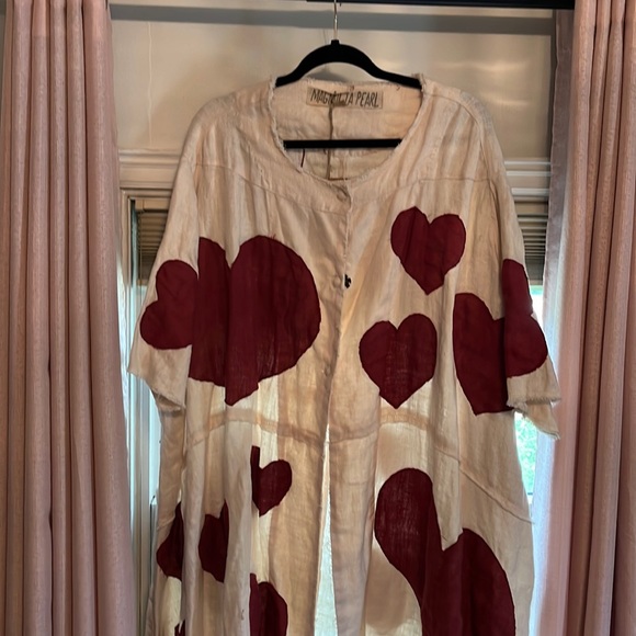 Magnolia Pearl Jackets & Blazers - NWT Magnolia Pearl Heart Appliqué Kimi Coat 😍❤️😍
